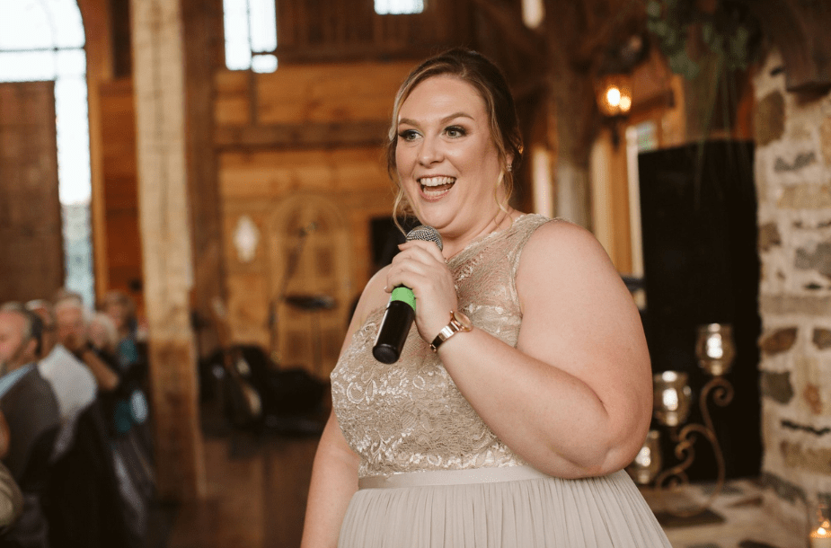 Adrienne L. Teague speaking at an event